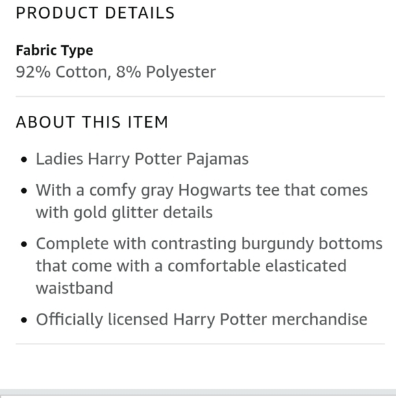 Harry Potter Women's 2pc Pajama Set - Picture 4 of 4